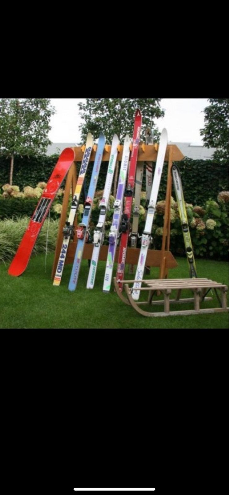 Skirek met skies - compleet te huur, 160 tot 180 cm, Gebruikt, Skiën, Ski's