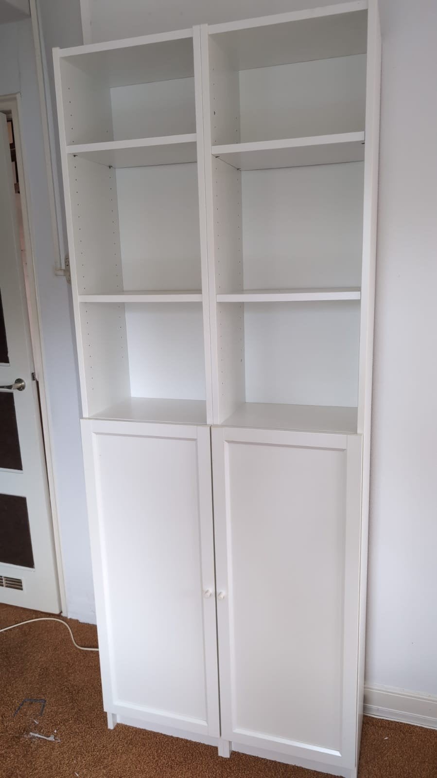 ikea boekenkast billy/oxberg wit 2x kast, Ophalen