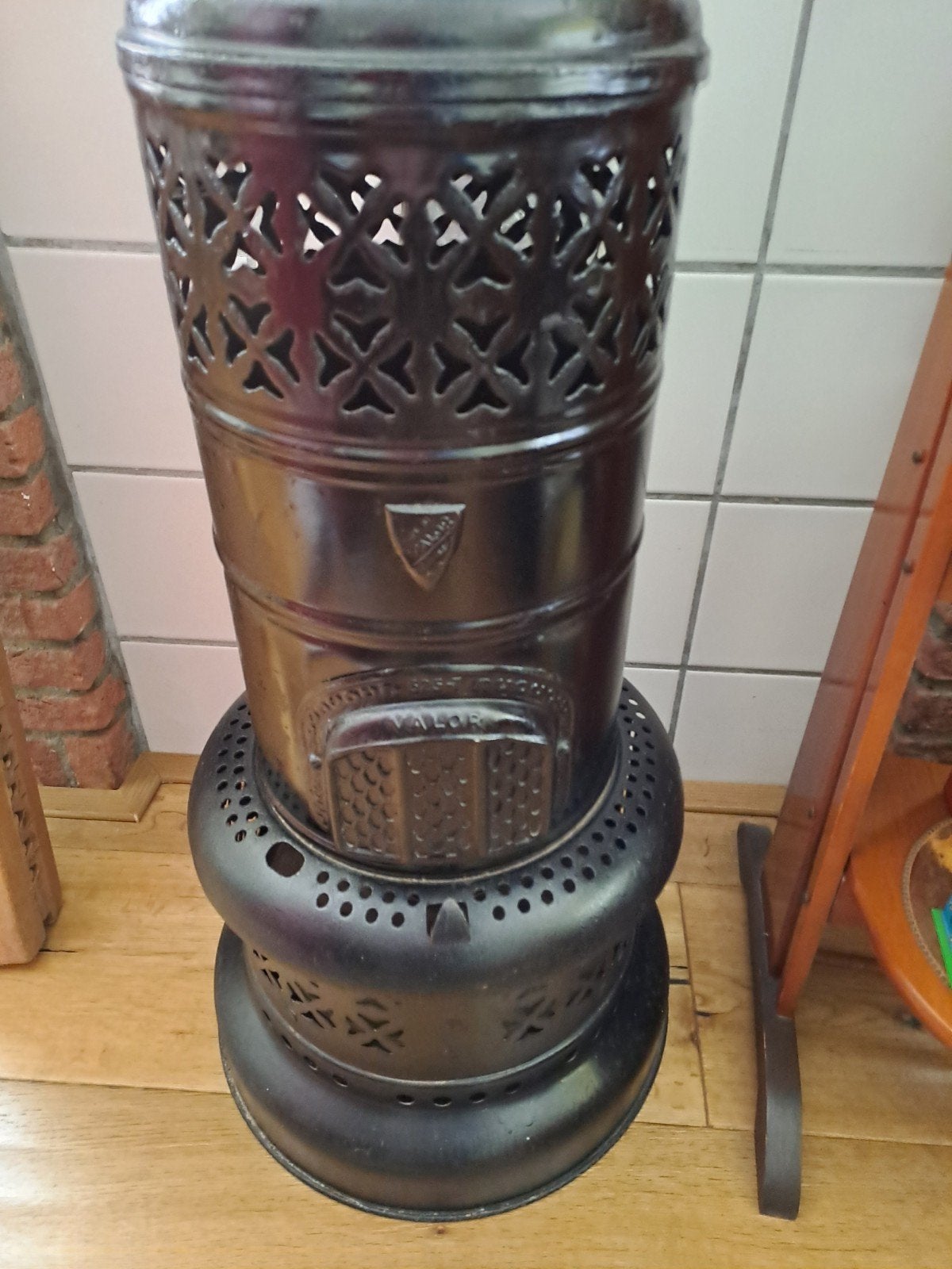 Vintage Valor petroleumkachel, Ophalen, Gebruikt, Overige brandstoffen, Petroleumkachel