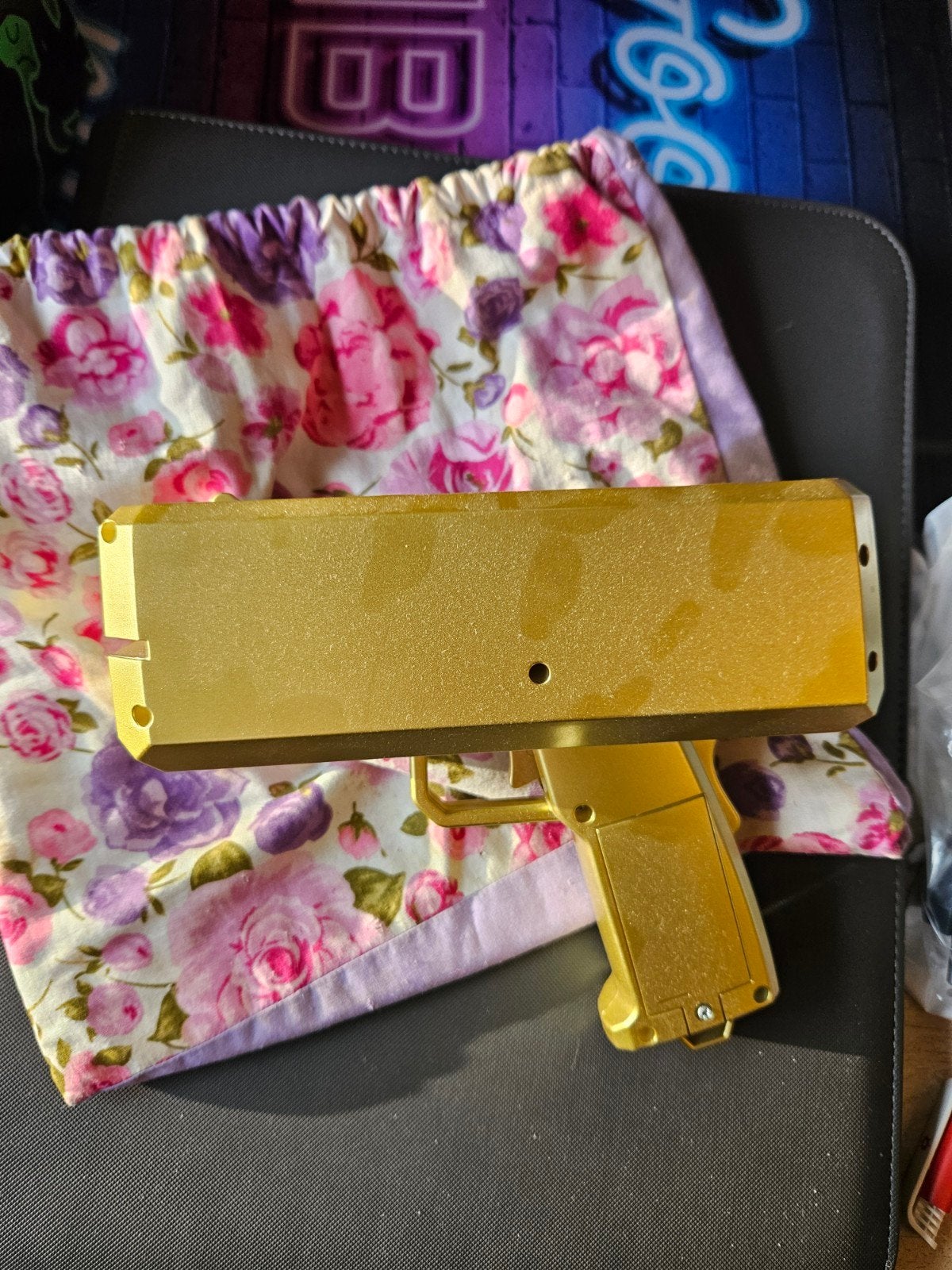 Gouden Geldpistool - Money Gun Speelgoed, Ophalen of Verzenden