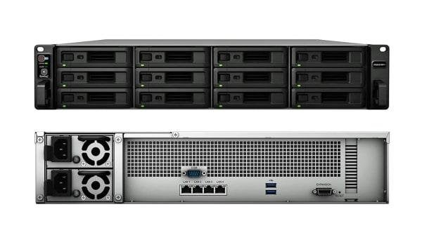 Synology RS2421RP+ 8GB RAM railkit Dual PSU, Computers en Software, NAS, Ophalen of Verzenden, Zo goed als nieuw