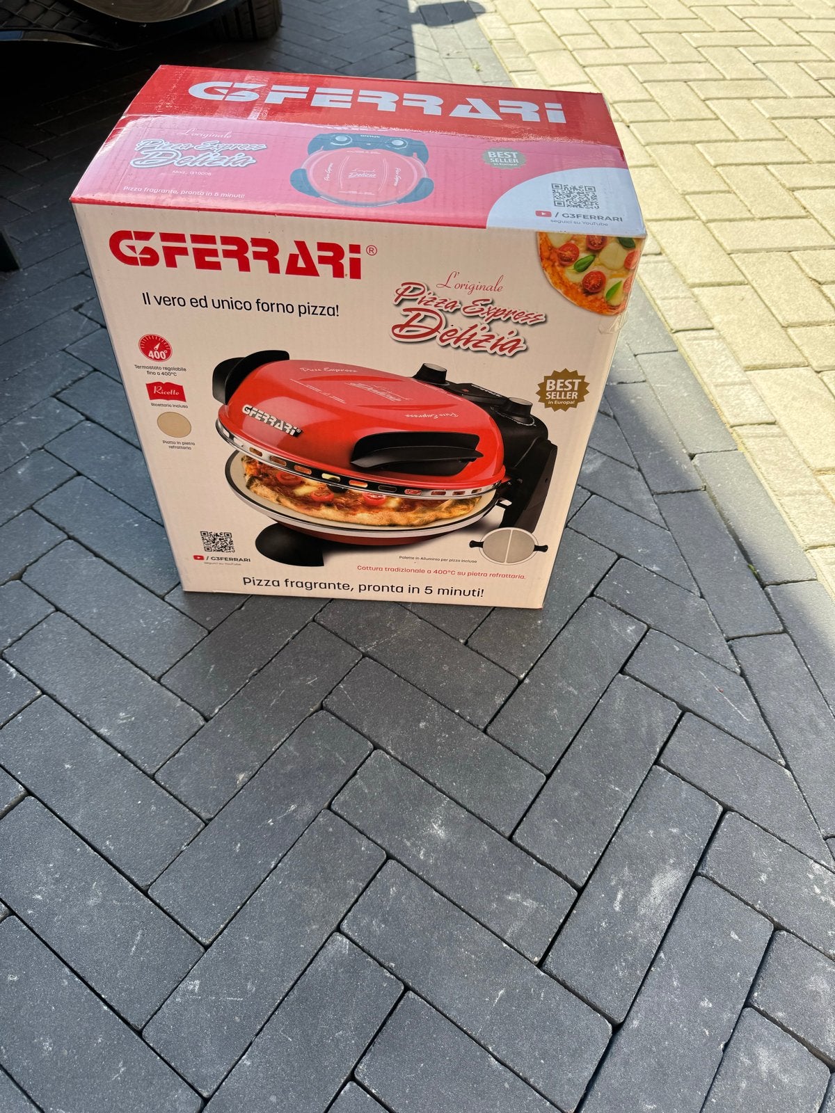 G3 Ferrari Pizza Express Delizia pizzaoven, Witgoed en Apparatuur, Ovens, Ophalen, Minder dan 45 cm, Overige merken, Pizzaoven