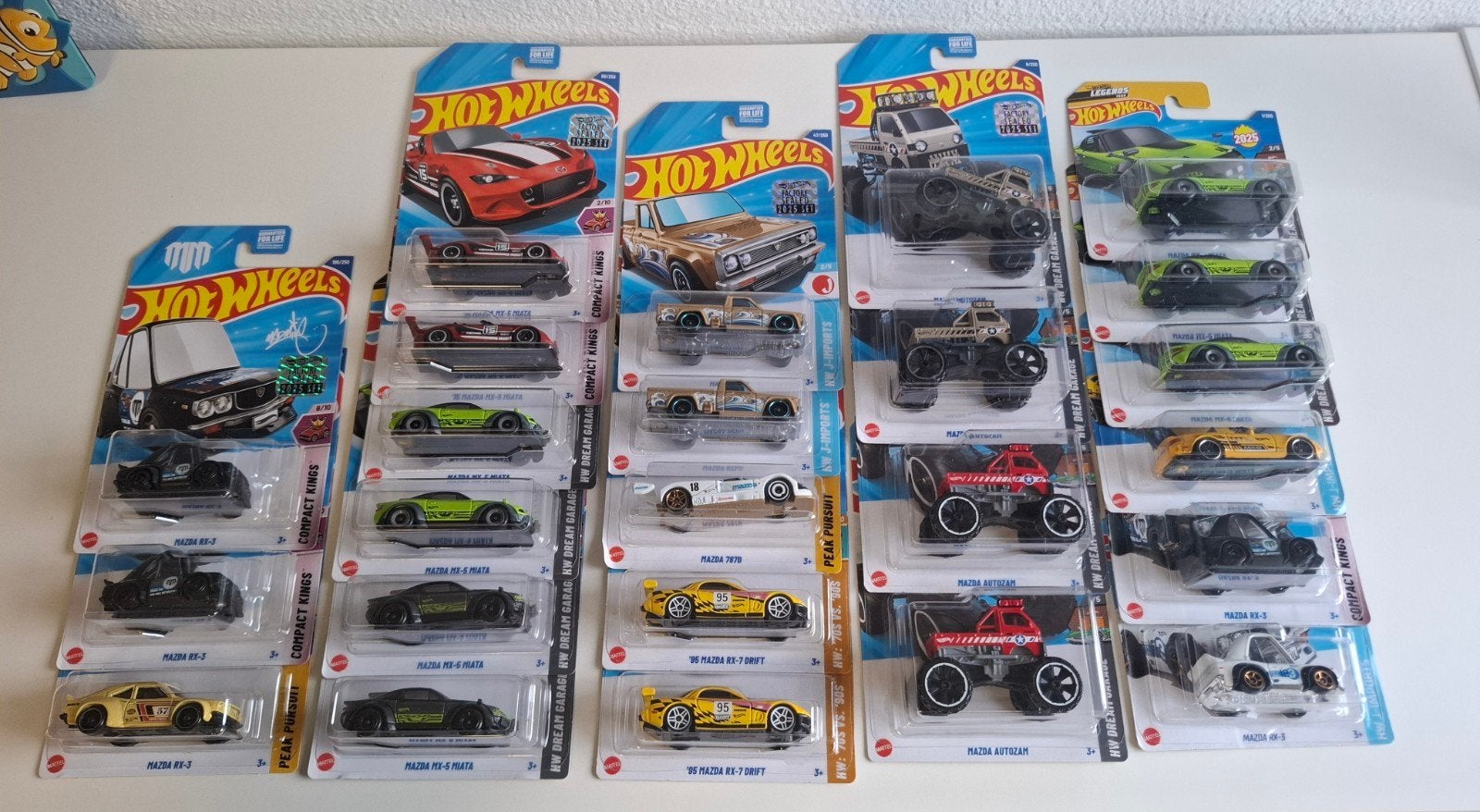 Hot Wheels Mazda mainlines, Hobby en Vrije tijd, Modelauto's | Overige schalen, Verzenden, Nieuw, Auto