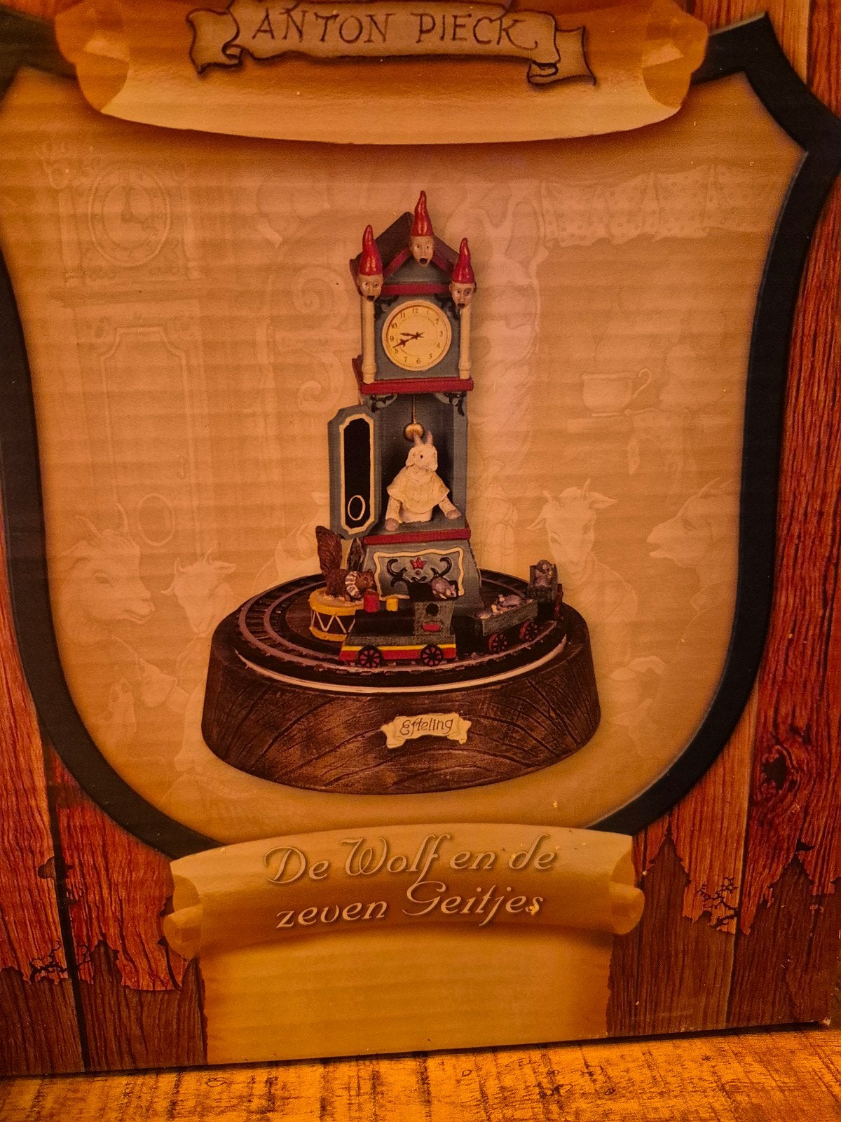 Efteling Anton Pieck huisjes kerst, Ophalen, Zo goed als nieuw, Beeldje of Poppetje