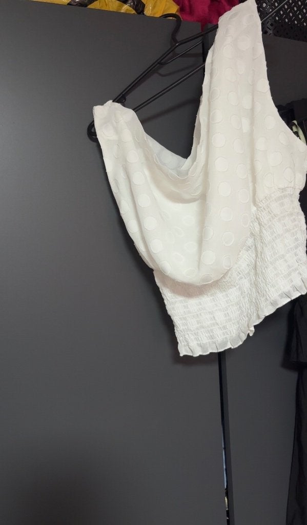 off shoulder top, Ophalen of Verzenden, Zo goed als nieuw, Maat 38/40 (M), Korte mouw