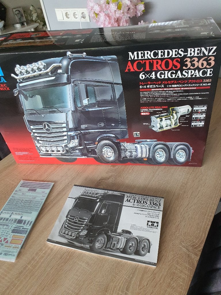 Te koop RC TRUCK Mercedes Benz Actros 3363, Elektro, Schaal 1:14, Nieuw, Ophalen of Verzenden