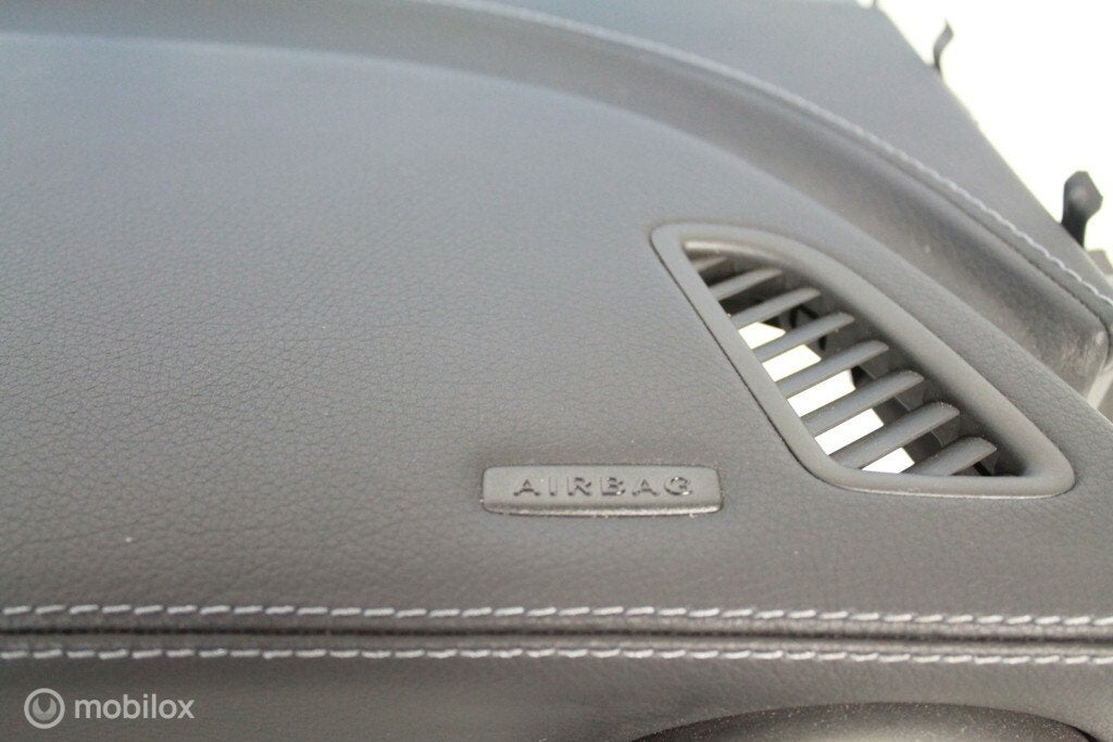 Airbag set - Dashboard zwart stiksel HUD Mercedes C W205, Gebruikt, Ophalen of Verzenden