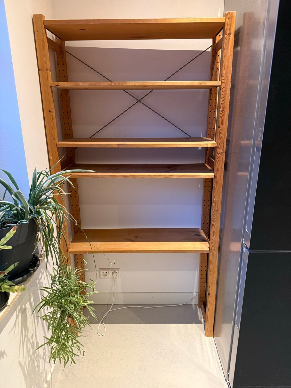 Ivar Kast met 5 Planken - Middenhoog, Ophalen, Met plank(en), Gebruikt, 50 tot 100 cm