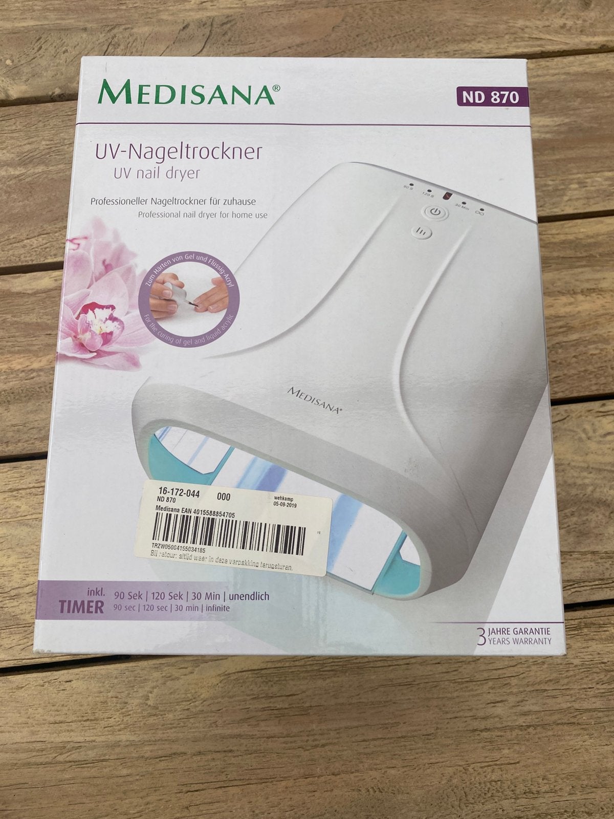 UV-nageldroger, Witgoed en Apparatuur, Ophalen, Zo goed als nieuw, Hand- en Voetverzorging