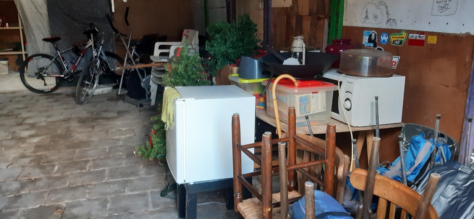 vanalles wat voor  op de rommelmarkt, Ophalen