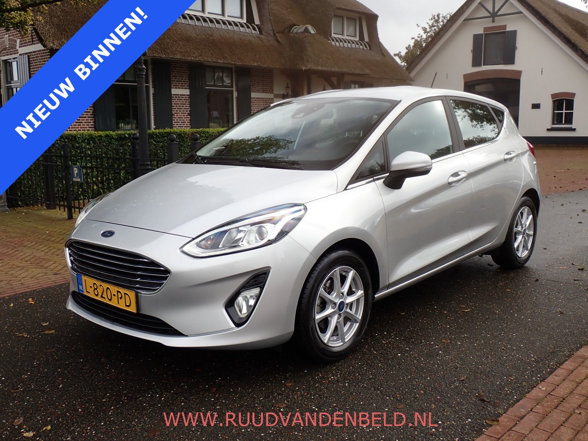 Ford Fiesta 1.0 EcoBoost Titanium CARPLAY/KEYLESS/NAVI/CRUIS, Auto's, Voorwielaandrijving, 94 pk, Gebruikt, Euro 6