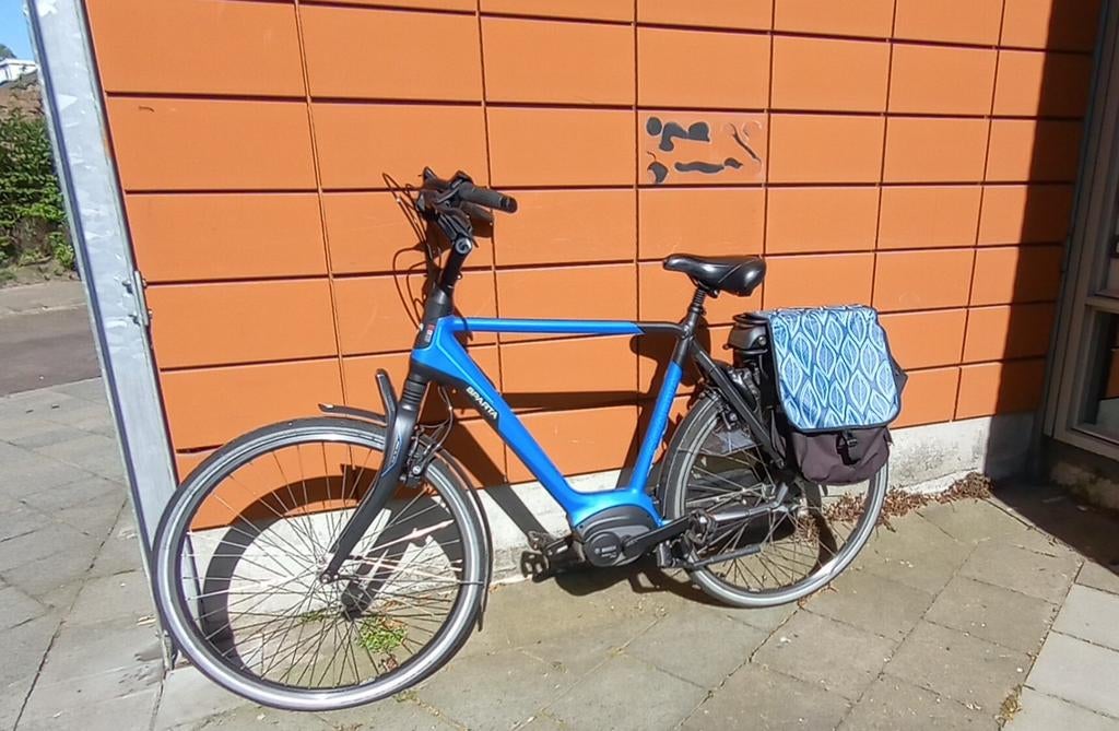 Herenfiets Sparta.  61cm. Bosch middenmotor.  Slechts 2300 k, Fietsen en Brommers, Elektrische fietsen, Sparta, Ophalen of Verzenden
