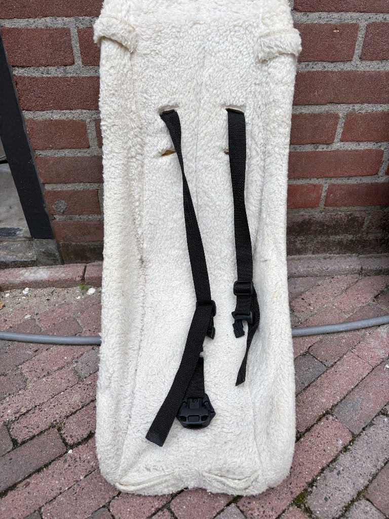 Babyschaal, Fietsen en Brommers, Fietsaccessoires | Fietsstoeltjes, Ophalen, Gebruikt, 0 t/m 10 kg, Babboe