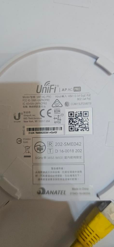 Uap -ac-pro ubiquiti 48v, Ophalen of Verzenden