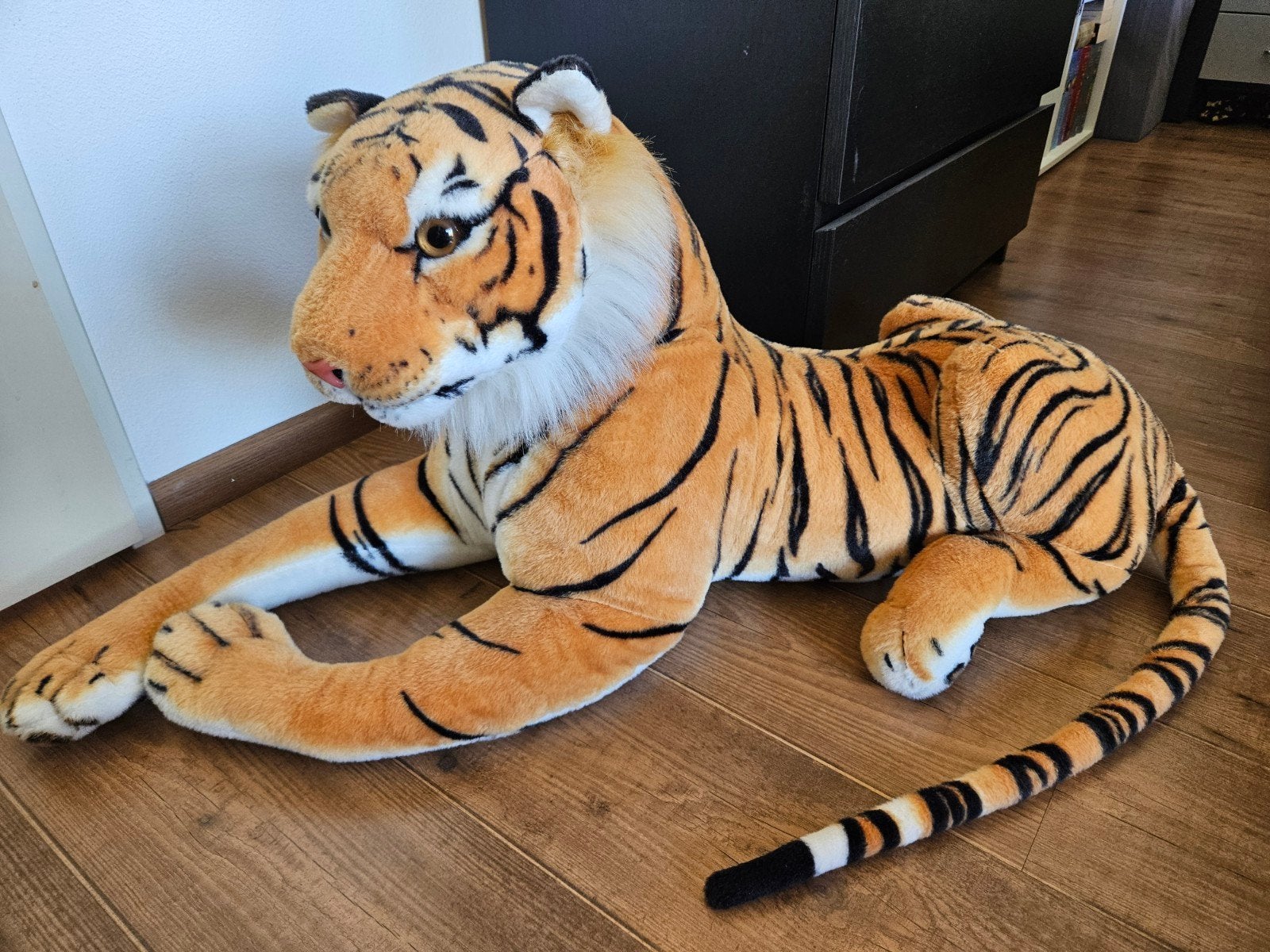 Tiger plush, Ophalen, Zo goed als nieuw