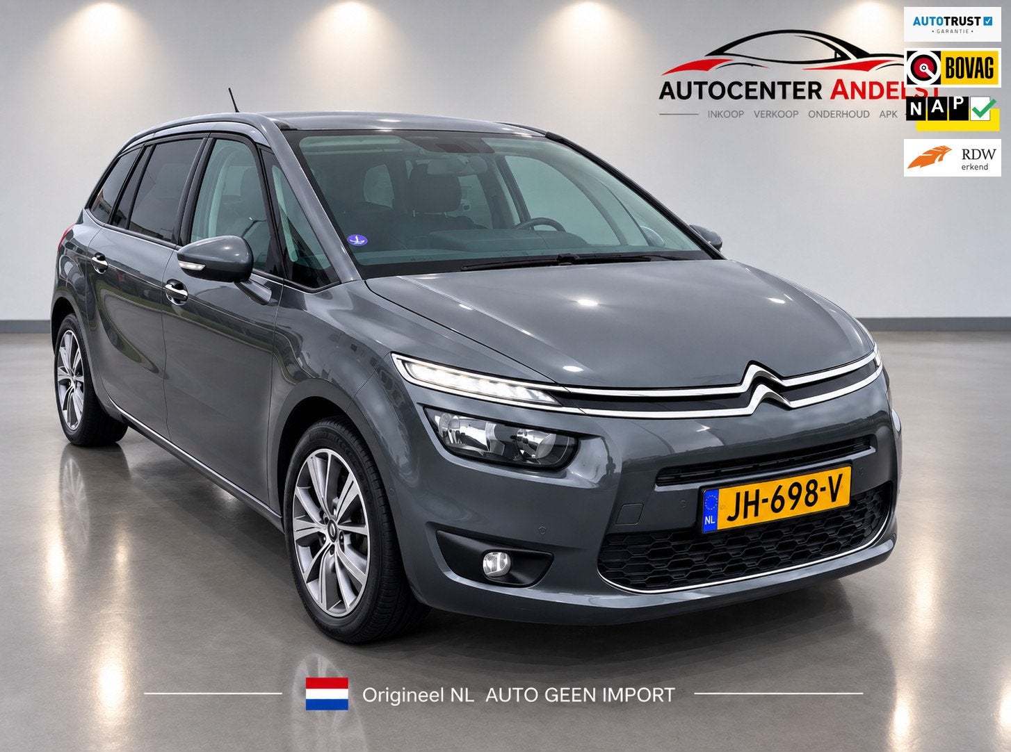 Citroen Grand C4 Picasso 1.6 e-THP Intensive, 7pers Aut, 165, Auto's, Stof, Gebruikt, 4 cilinders, 7 stoelen