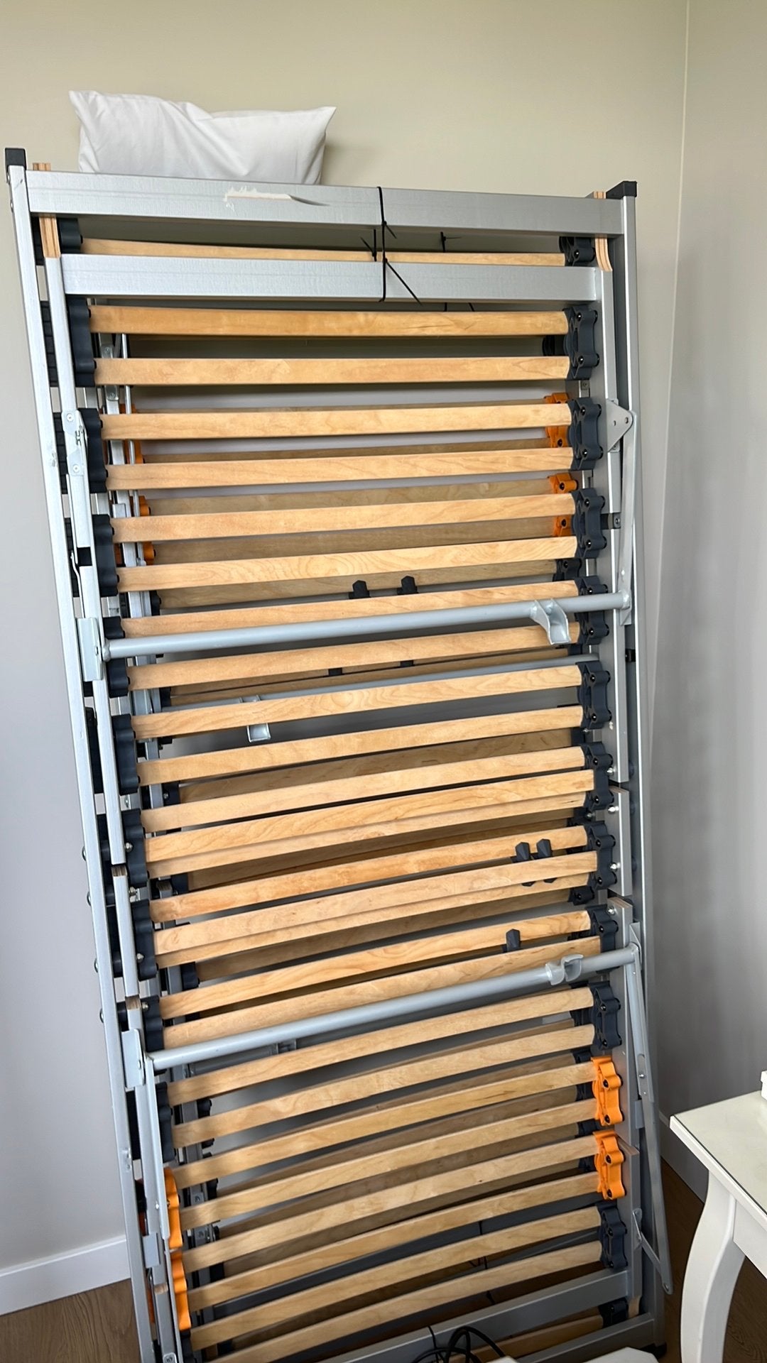 Electrische lattenbodems 90-200. 2 stuks. Auping calypso, Ophalen, Zo goed als nieuw, Eenpersoons, 90 cm
