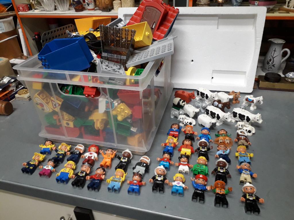 MEGA GROTE COLLECTIE DUPLO met VEEL POPPETJES en DIEREN, Ophalen of Verzenden, Zo goed als nieuw, Duplo