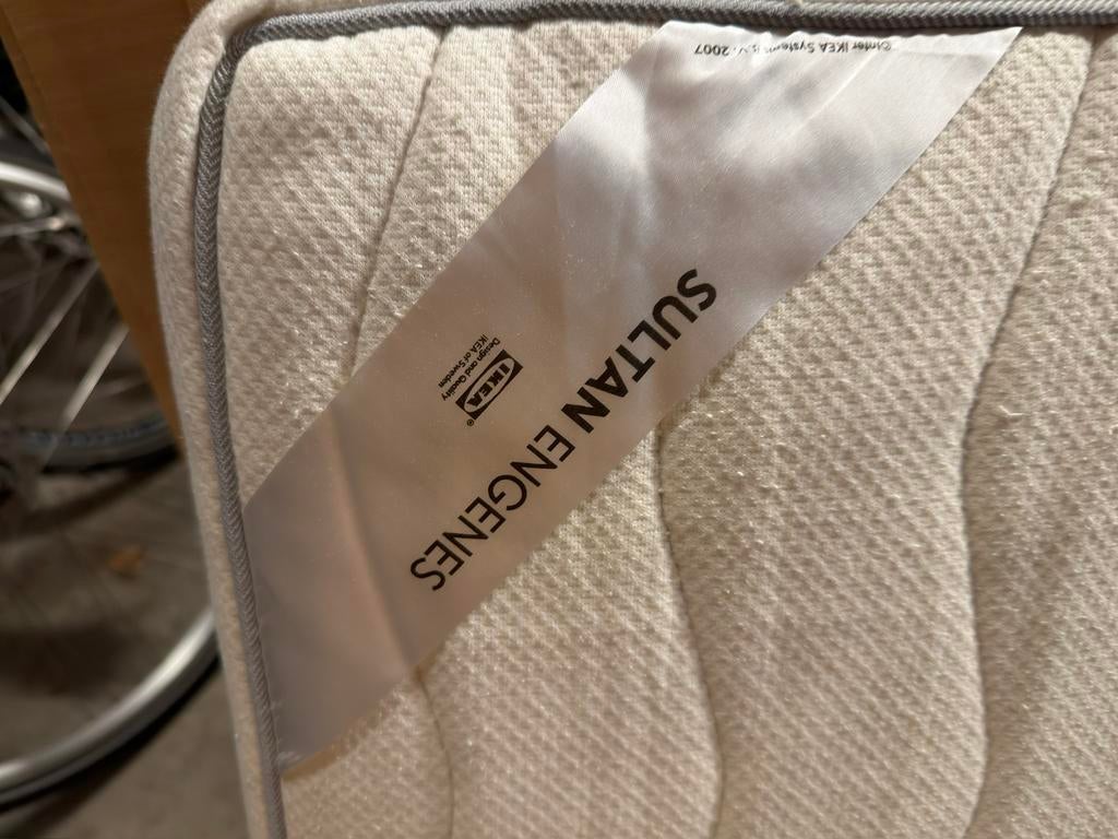 Gratis ophalen Ikea sultan matras 90x200, Huis en Inrichting, Slaapkamer | Matrassen en Bedbodems, Ophalen, Gebruikt, Eenpersoons