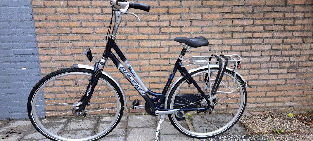 Raleigh fiets, Fietsen en Brommers, Gebruikt, Versnellingen, Trommelrem, Ophalen