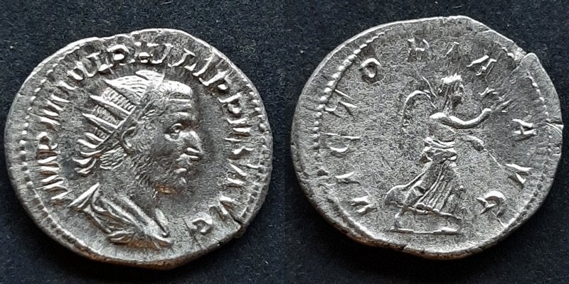 Romeins  Keizer Philippus  S2580, Verzenden, Overige landen, Zilver