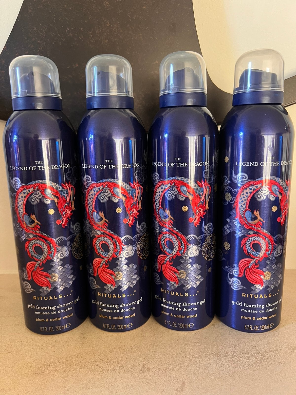 Rituals Legend of the Dragon foam 4x 🐍💜❤️ Nieuw!, Ophalen of Verzenden, Nieuw, Bad & Douche