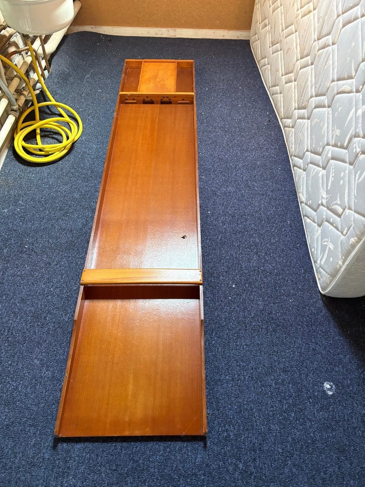 Vintage Sjoelbak - Houten Hollandse Shuffleboard, Een of twee spelers, Ophalen, Gebruikt