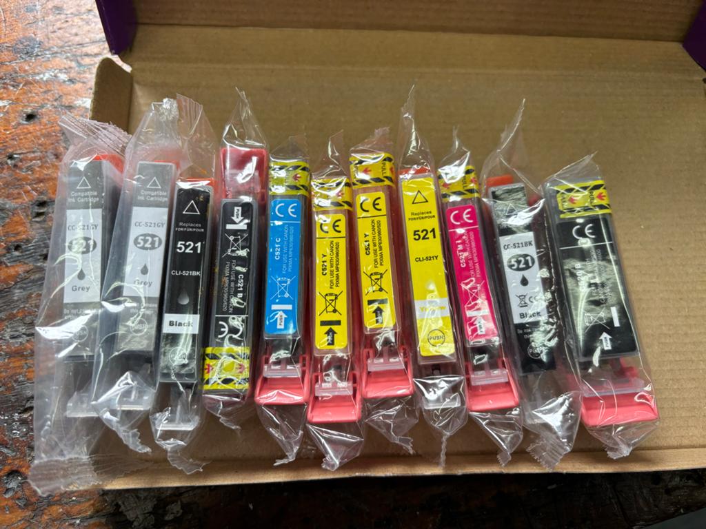 11 Inktcartridges Canon Pixma MP550/MP560/MP620/MP630/MP640, Ophalen, Nieuw, Cartridge