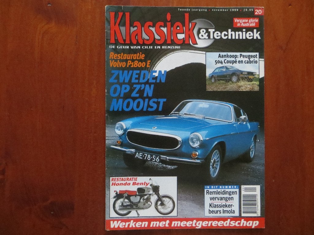 Klassiek & Techniek 20 Volvo P1800 E, Peugeot 504 Coupé, Cbr, Verzenden, Nieuw, Peugeot