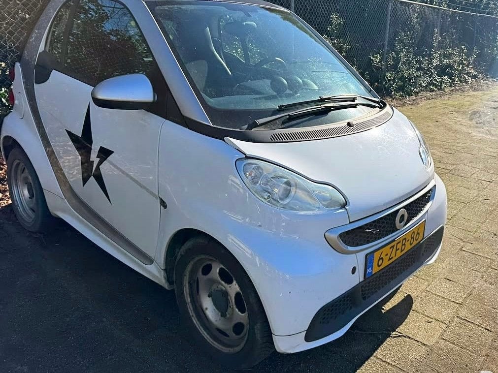 Smart ForTwo Electric Drive 2014 AUTOMAAT LEDER, Auto's, Automaat, Achterwielaandrijving, Origineel Nederlands, 2 stoelen