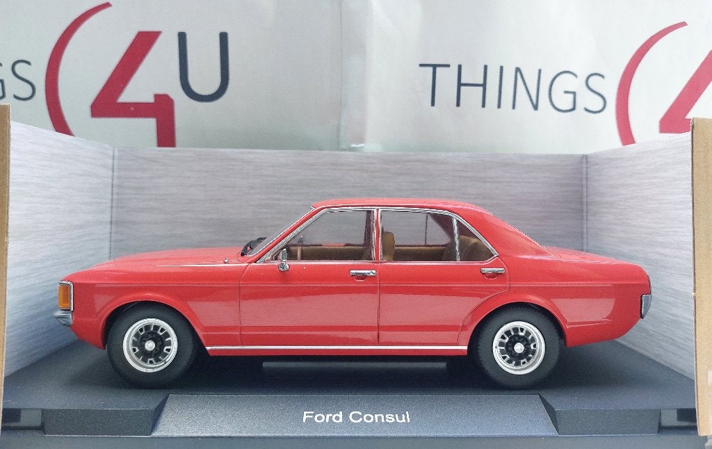 MCG 1:18 Ford Consul Limousine 1972-1975 rood nieuw, Ophalen of Verzenden, Nieuw, Auto, Overige merken