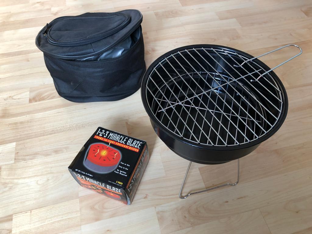 Barbeque voor ronde briketten. Ideaal voor boot, caravan., Ophalen of Verzenden, Nieuw
