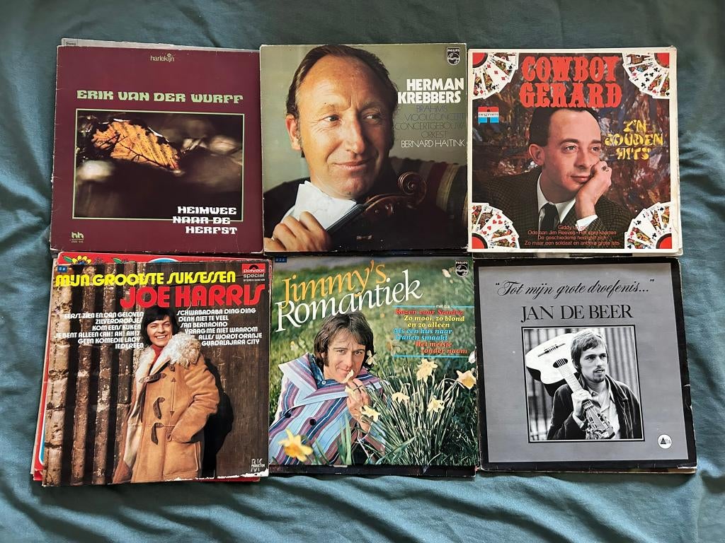 52 LP's Nederlandse zangers (ook per stuk te koop), Ophalen of Verzenden, Gebruikt, 12 inch, Levenslied of Smartlap