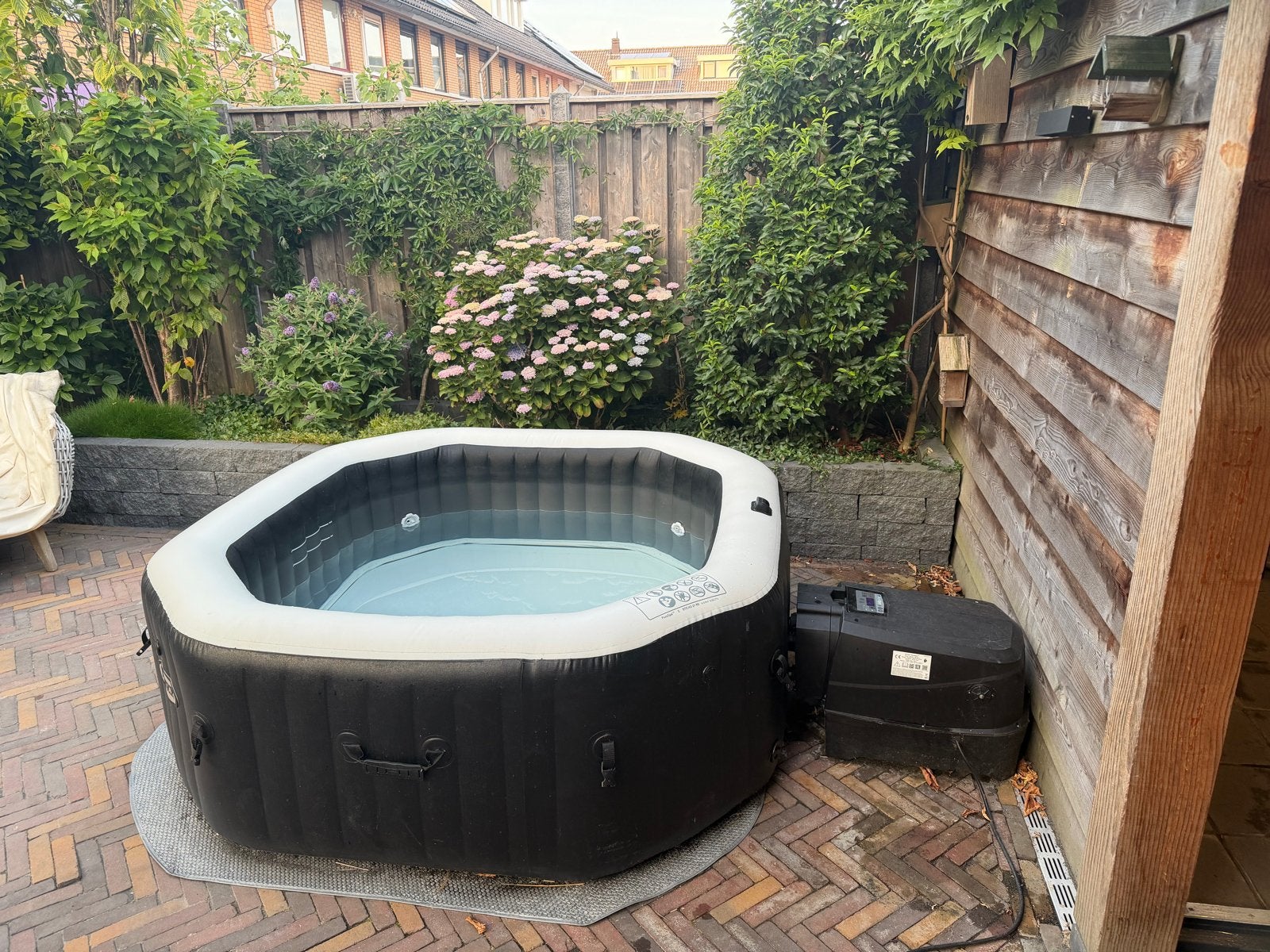 Intex PureSpa Deluxe 4 persoons - Opblaasbare Jacuzzi, Ophalen, Gebruikt, Minder dan 80 cm, Opblaaszwembad