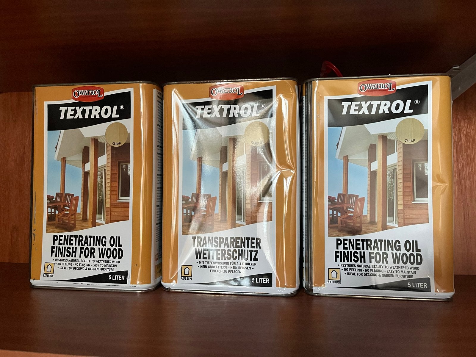 Owatrol Textrol Houtolie - 5 Liter - Clear, Ophalen, Overige kleuren, 5 tot 10 liter, Nieuw