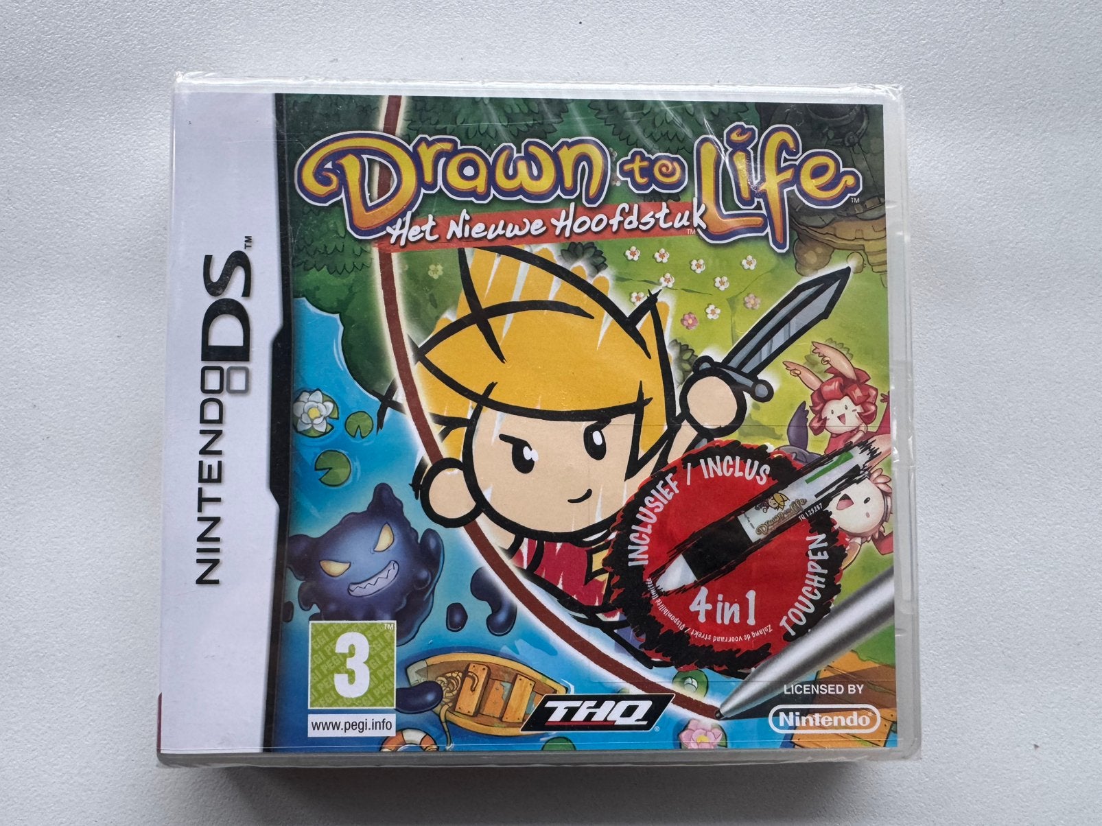 Drawn to Life: Het Nieuwe Hoofdstuk –Nintendo DS – sealed, 1 speler, Ophalen of Verzenden, Zo goed als nieuw, Vanaf 3 jaar