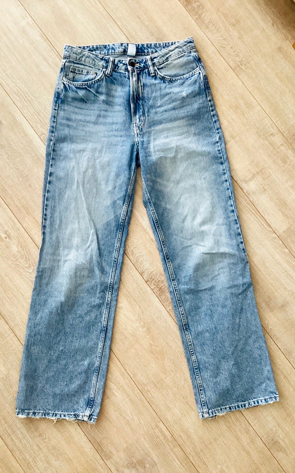 Jeans maat 38/40, Kleding | Dames, Ophalen of Verzenden, Gedragen, Blauw, W30 - W32 (confectie 38/40)
