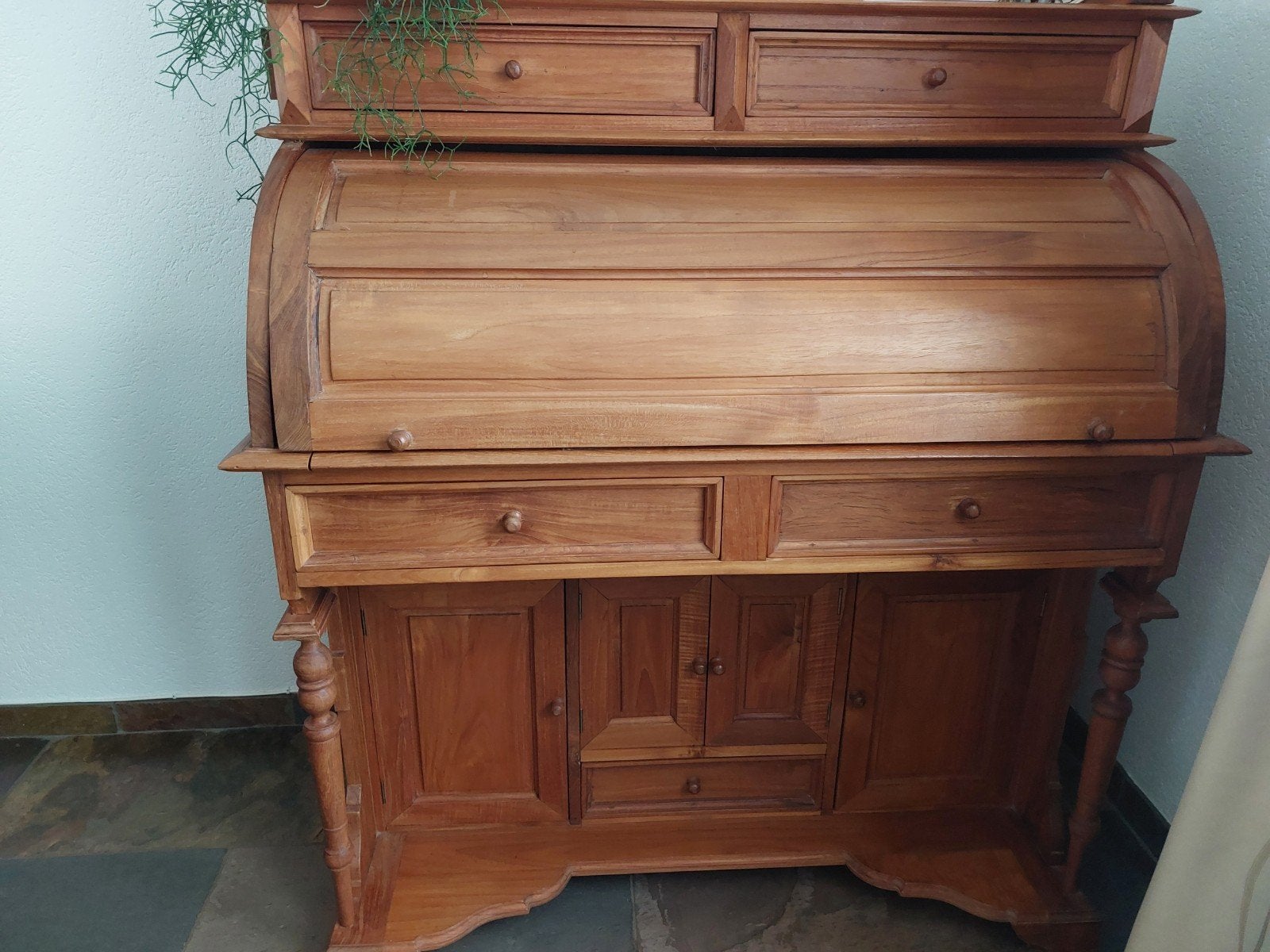 Teak  hout Secretaire, Huis en Inrichting, Ophalen, Gebruikt, Klassiek
