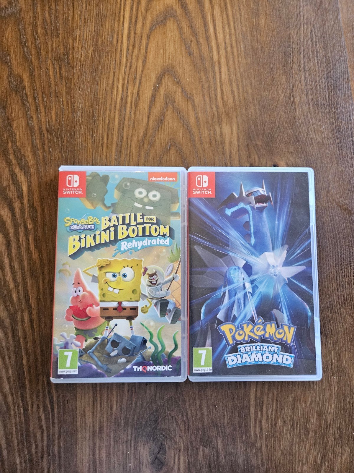 spongebob bikini bottom en pokémon brilliant diamond, Spelcomputers en Games, Avontuur en Actie, 1 speler, Eén computer, Ophalen of Verzenden