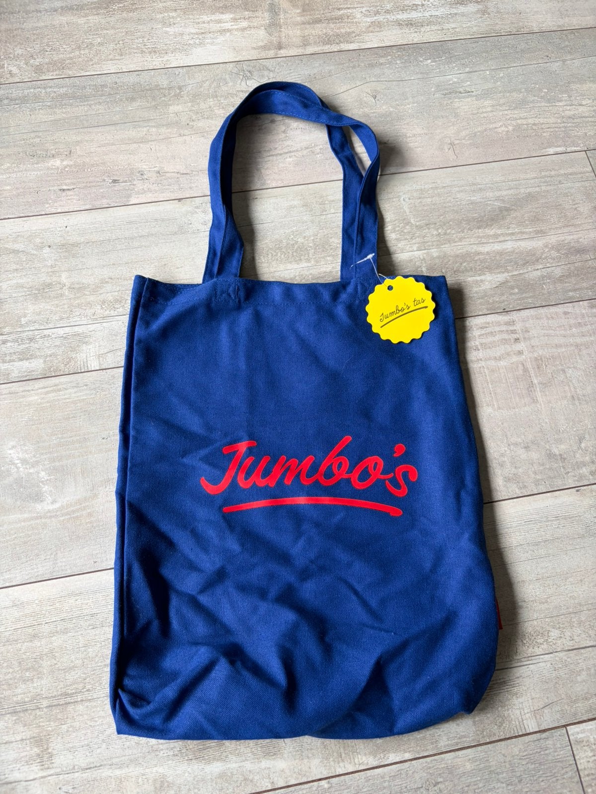 Canvas Jumbo’s tasje, Ophalen of Verzenden, Nieuw, Blauw, Overige typen