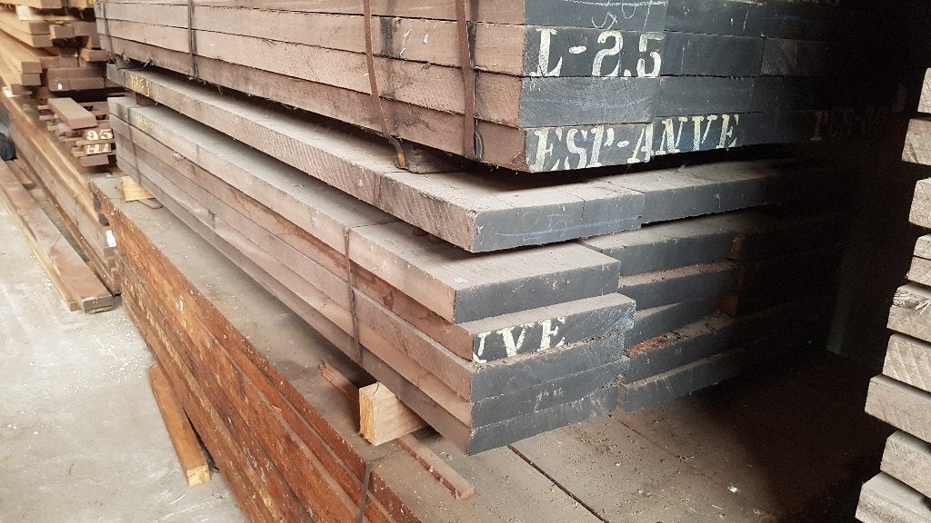 Hardhouten brugdelen, Ophalen, Nieuw, Hardhout, Minder dan 180 cm