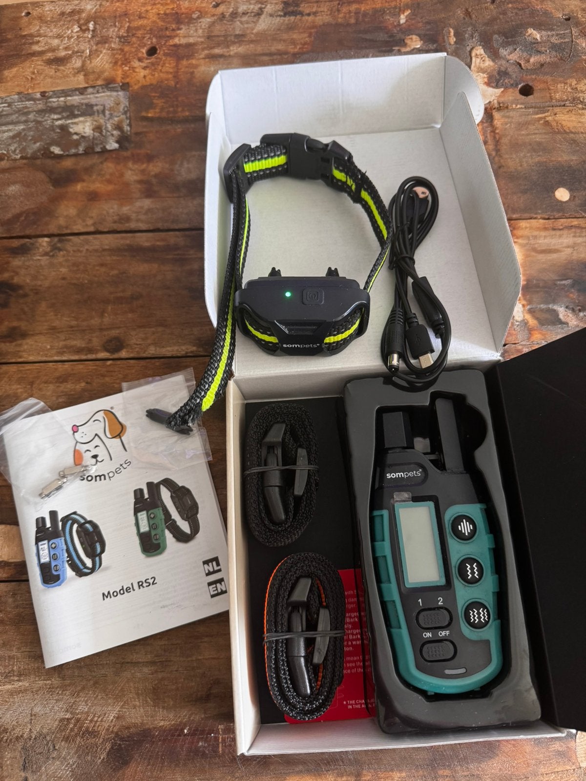 SomPets RS2 Honden Trainingshalsband – Zo goed als nieuw, Dieren en Toebehoren, Hondenhalsbanden en Penningen, Zo goed als nieuw