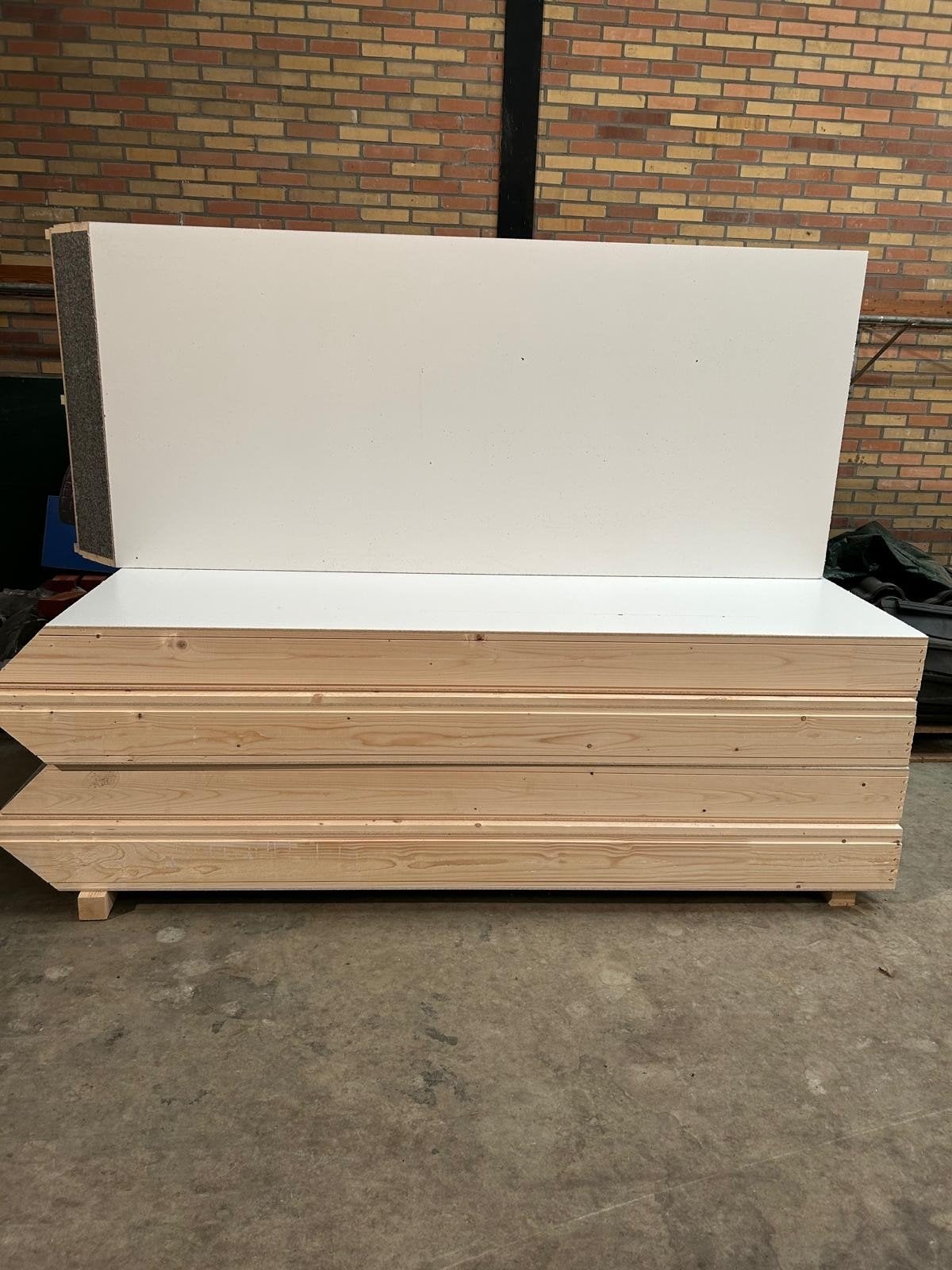Geïsoleerde dakplaten - schuin afgesneden 2500x1020 cm, Ophalen, Nieuw