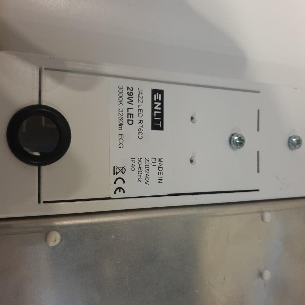 zo goed als NIEUW inbouw led armatuur 60x60 cm 29 watt, Ophalen, Zo goed als nieuw