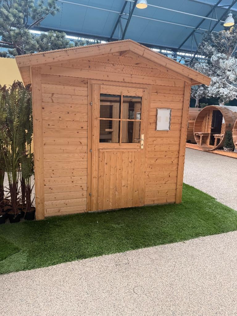 Buitensauna Bosse 1 | Showroommodel, Ophalen, Zo goed als nieuw, Fins of Traditioneel, Complete sauna