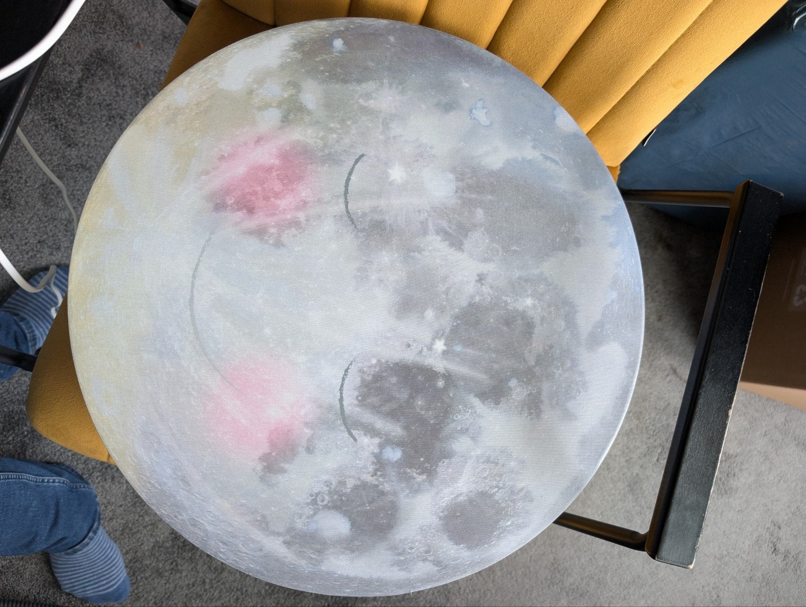 Hartendief lamp Ga slapen Maan, Kunststof, Indirect licht, E14 (klein), Meerkleurig