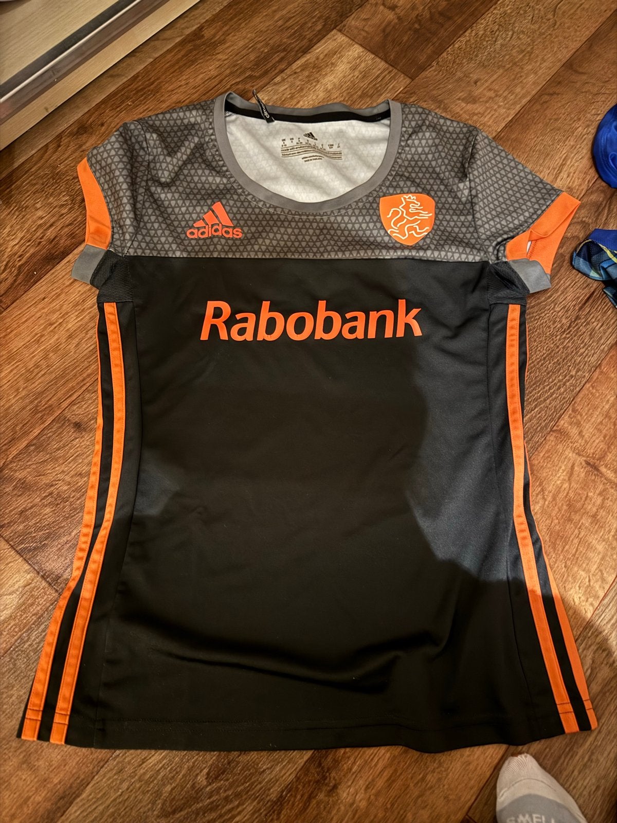Adidas Rabobank Hockey Shirt Dames - Maat S, Kleding | Dames, Zwart, Overige typen, Ophalen of Verzenden, Maat 36 (S)