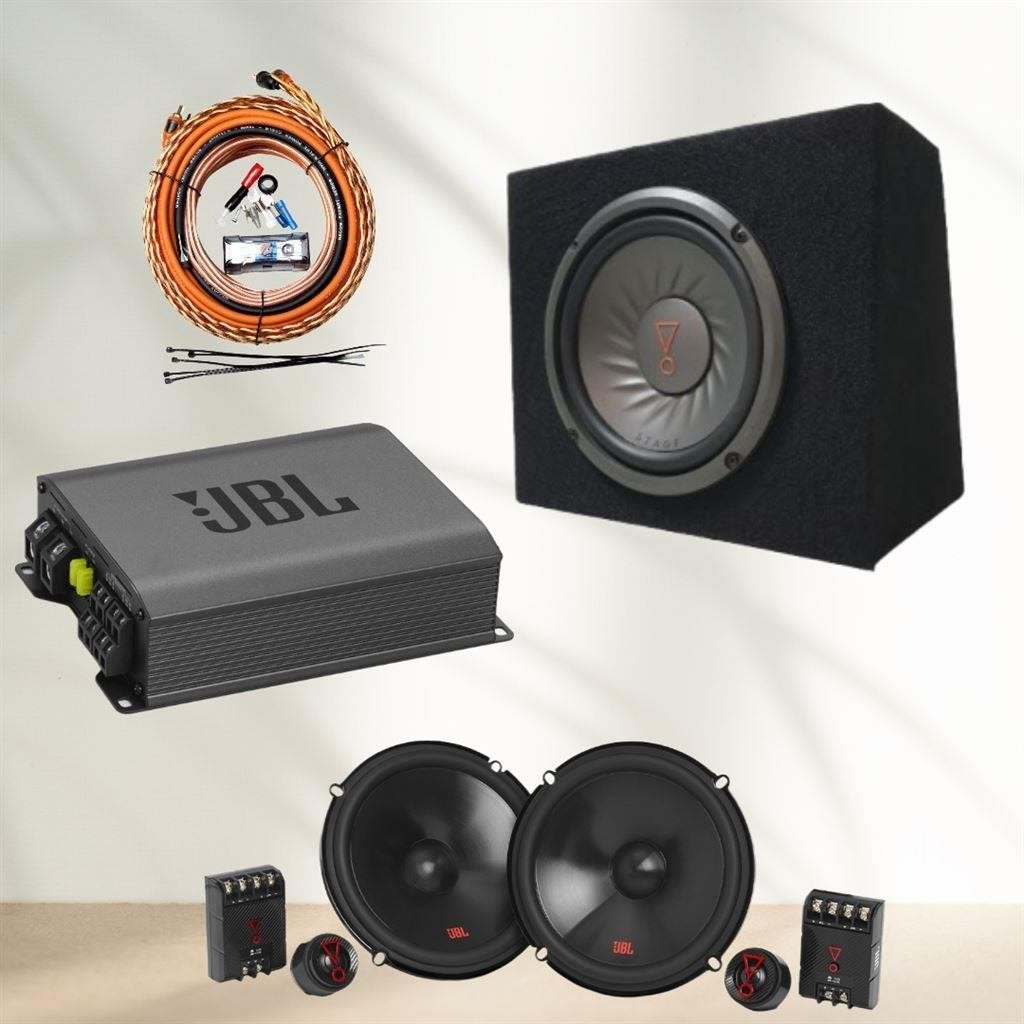 Complete JBL set 16,5 cm Compo Set ,10Inch Sub en versterker, Auto diversen, ., Nieuw, Ophalen of Verzenden, .