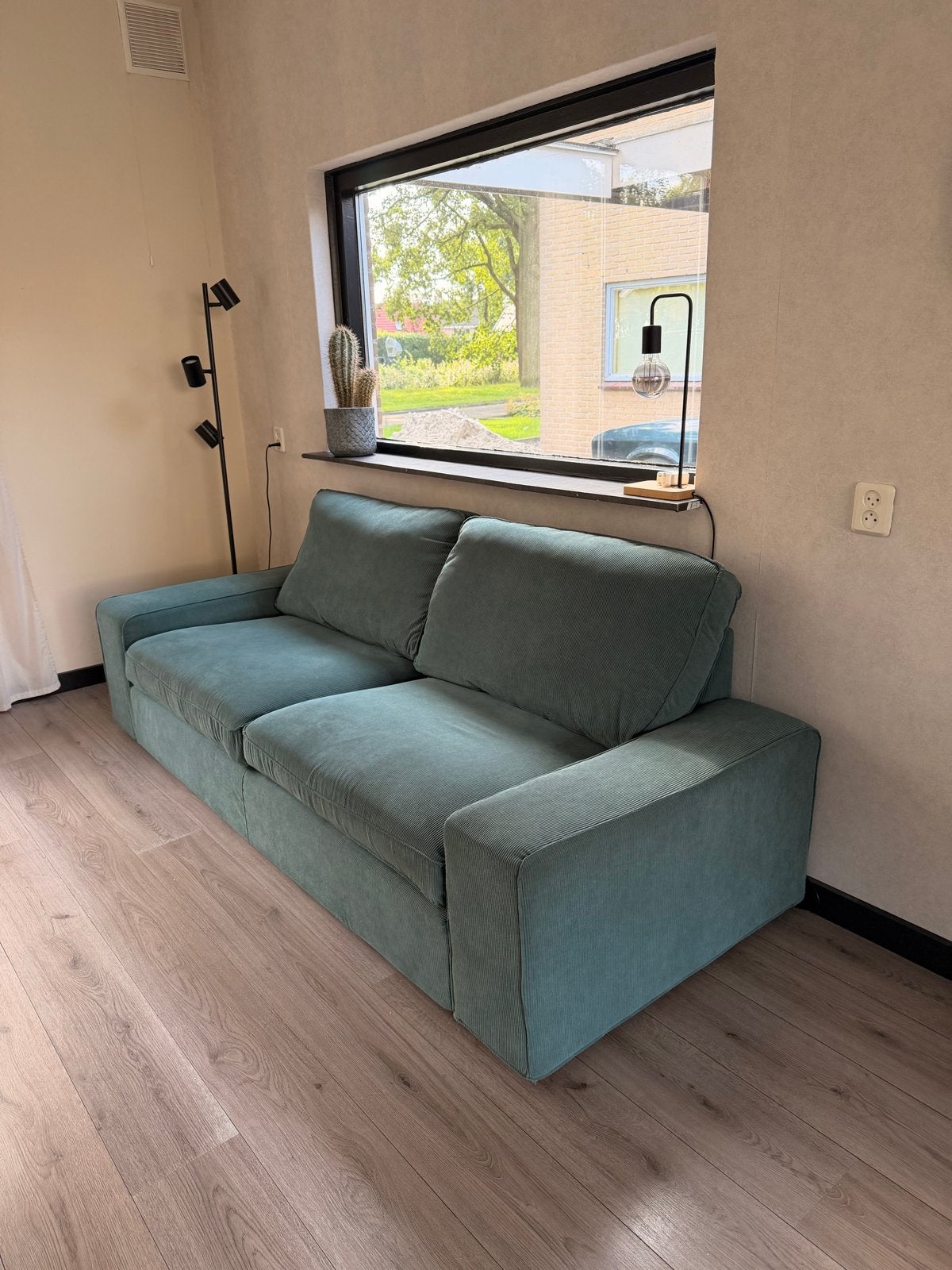 IKEA KIVIK 3-zitsbank, Ophalen, Driepersoons, 75 tot 100 cm, Zo goed als nieuw
