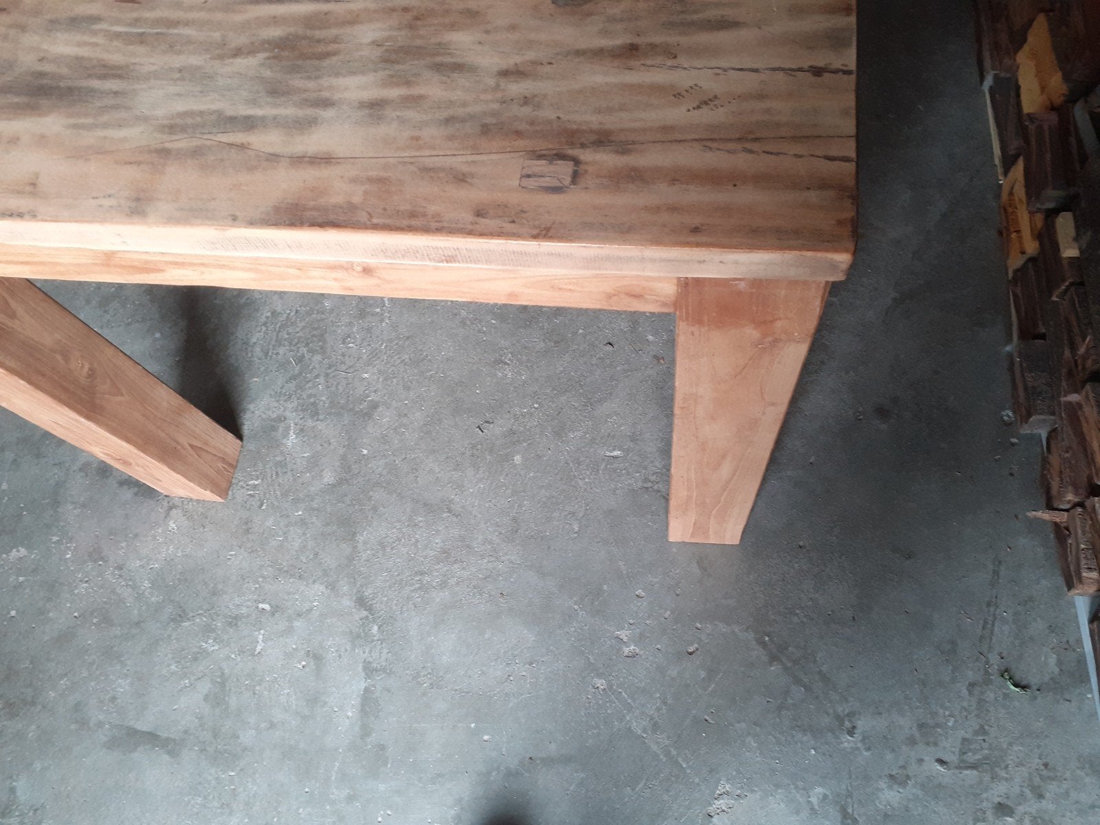 teaktafel 160x90, Huis en Inrichting, Ophalen of Verzenden